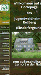 Mobile Screenshot of jugendwaldheim-rossberg.de